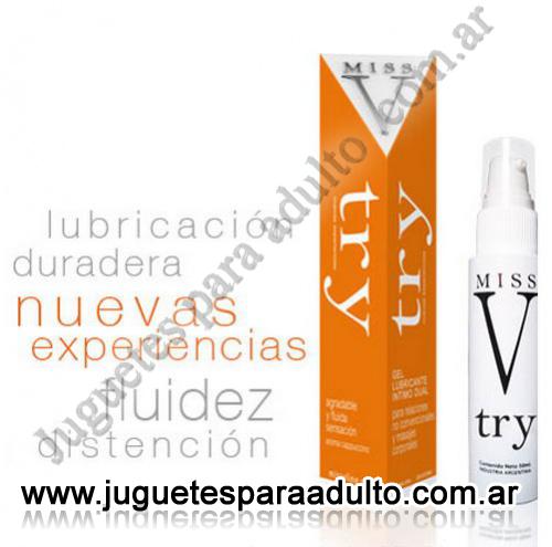 Aceites y lubricantes, Lubricantes miss v, Lubricante Gel Multi Try 50 ml